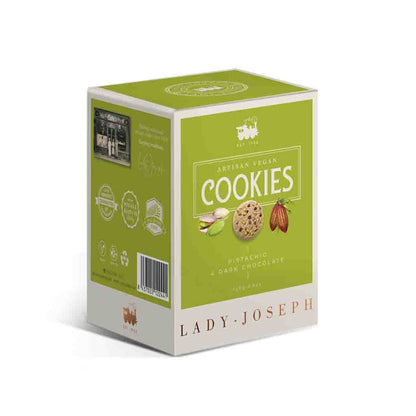 LADY JOSEPH Cookies de chocolate negro y pistacho