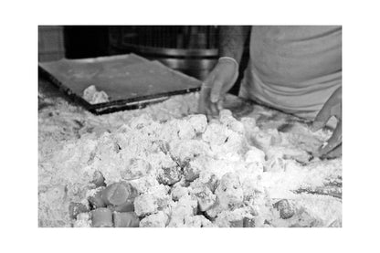 Cantucci con almendras y pistacho hechas a mano, Italia, Toscana