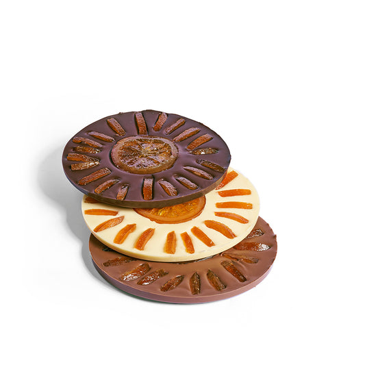 Torta Choco Leche y Naranja - Chocolate negro 70%