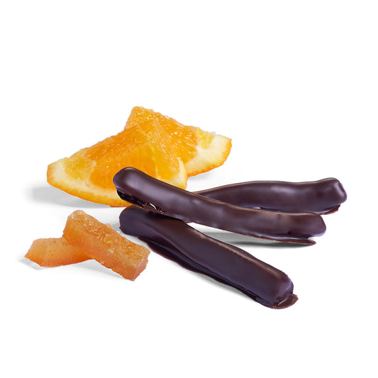 Tiras de Naranja con Chocolate